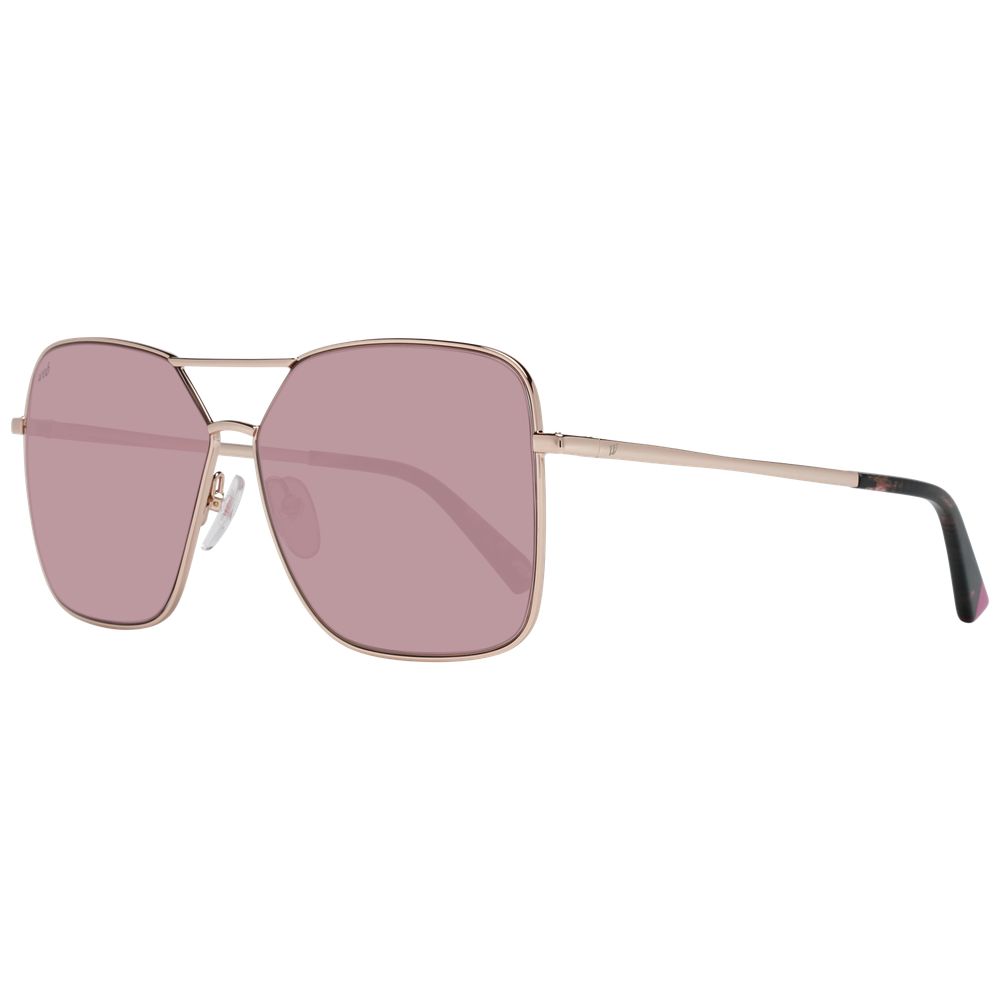 Rose Gold Metal Sunglasses