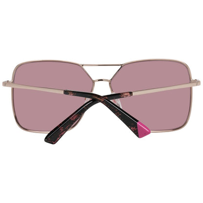 Rose Gold Metal Sunglasses