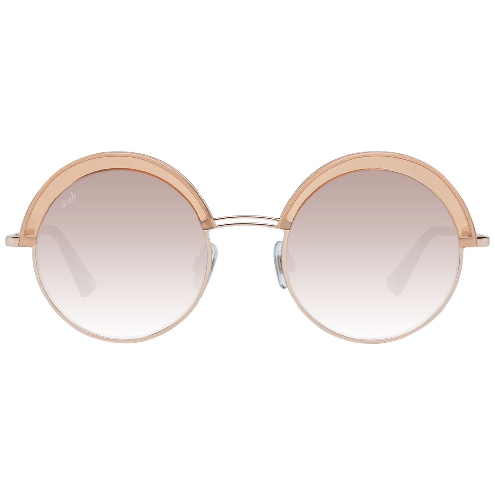 Rose Gold Metal & Plastic Sunglasses