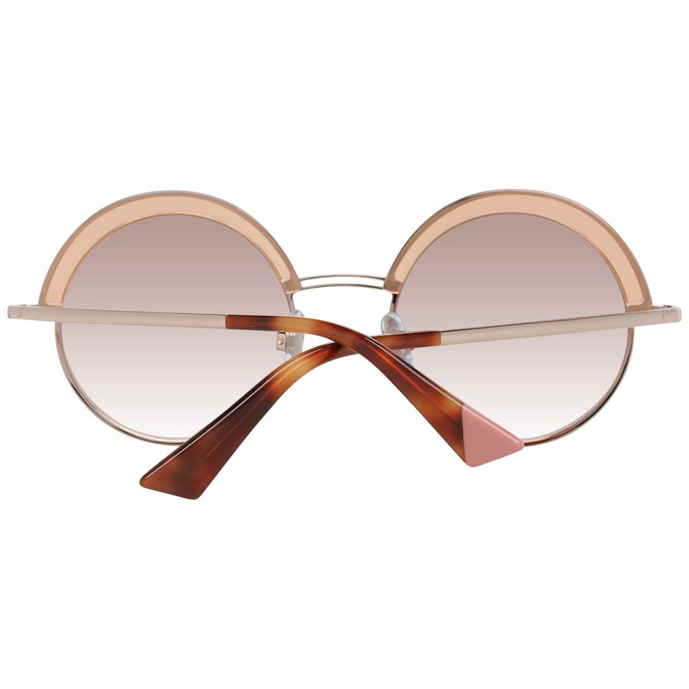 Rose Gold Metal & Plastic Sunglasses