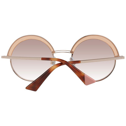 Rose Gold Metal & Plastic Sunglasses
