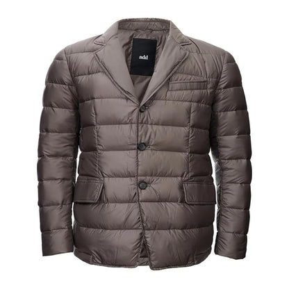 Gray Polyamide Men Jacket