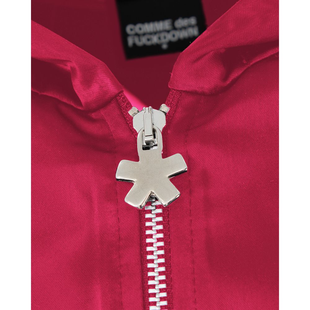 Fuchsia Polyester Women Jacket