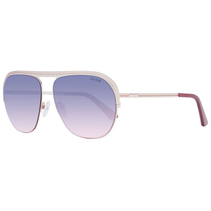 Rose Gold Metal Sunglasses