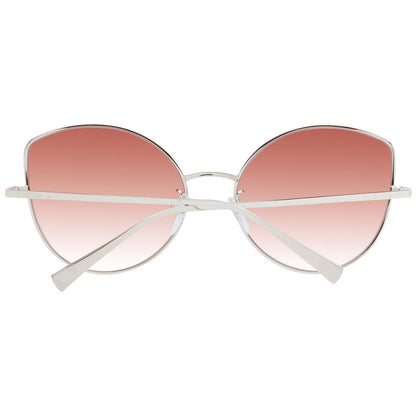 Rose Gold Metal Sunglasses