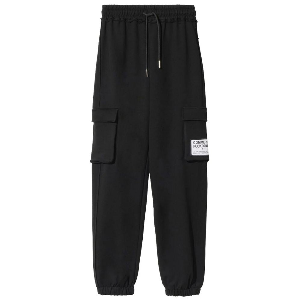 Black Cotton Women Pant