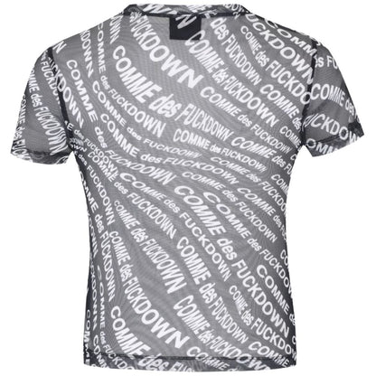 Black Polyester Women T-Shirt