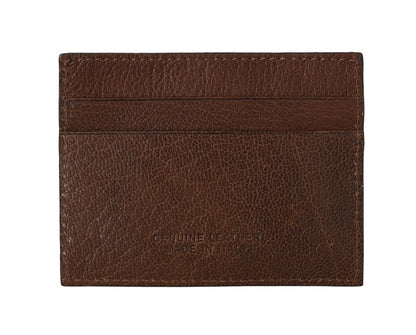 Brown Leather Cardholder Wallet