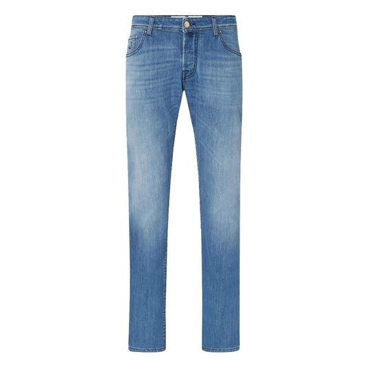 Blue Cotton Men Jeans