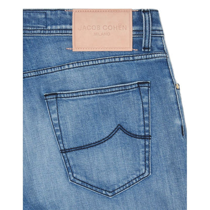 Blue Cotton Men Jeans