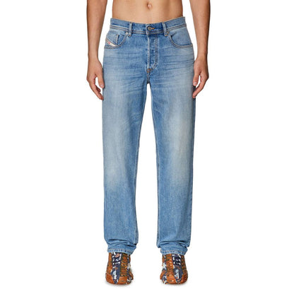 Blue Cotton Men Jeans
