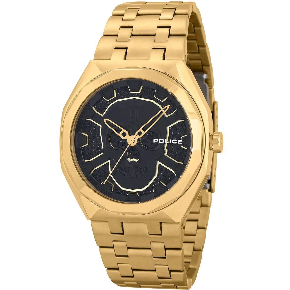 Gold Stainless Steel Dress Watch