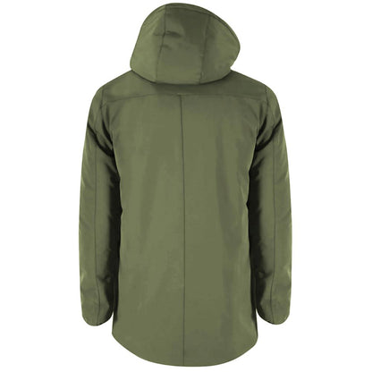 Green Nylon Men Jacket