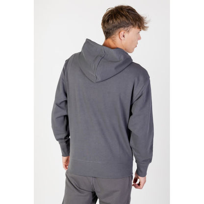 Gray Cotton Hoodie