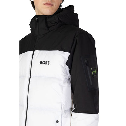 White Recycled Polyester Jackets & Coat