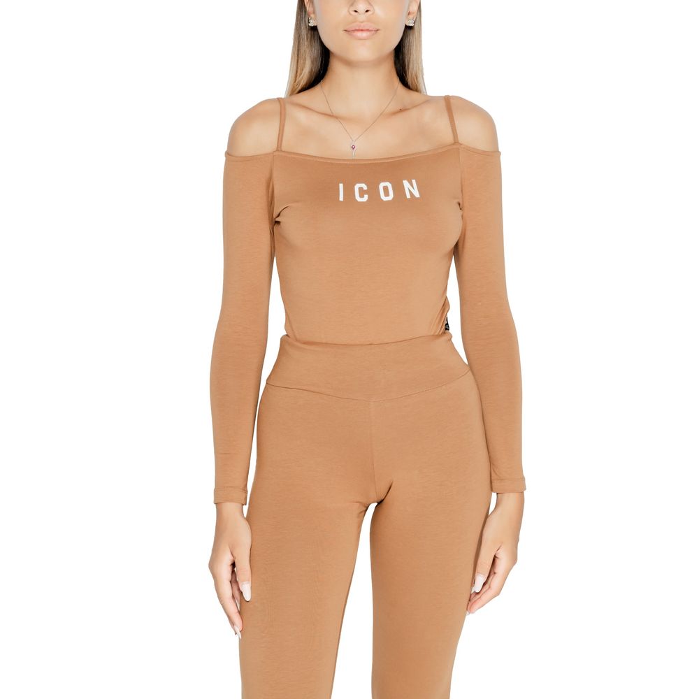 Brown Cotton Bodysuit