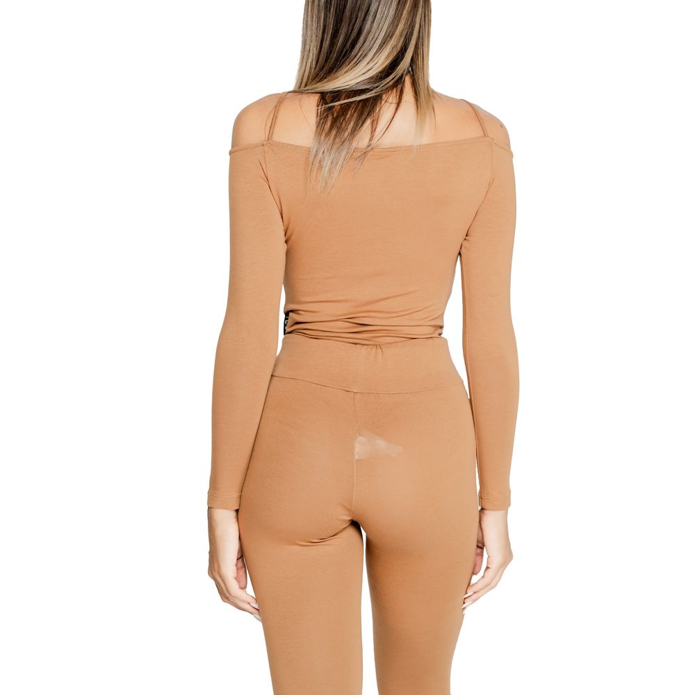 Brown Cotton Bodysuit