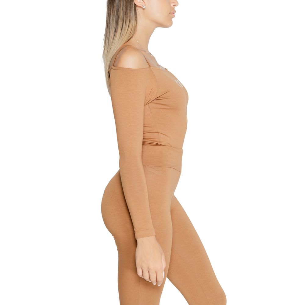 Brown Cotton Bodysuit