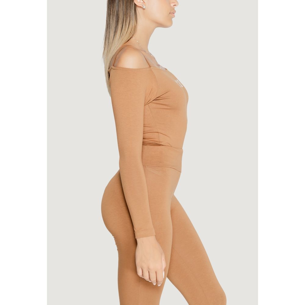 Brown Cotton Bodysuit