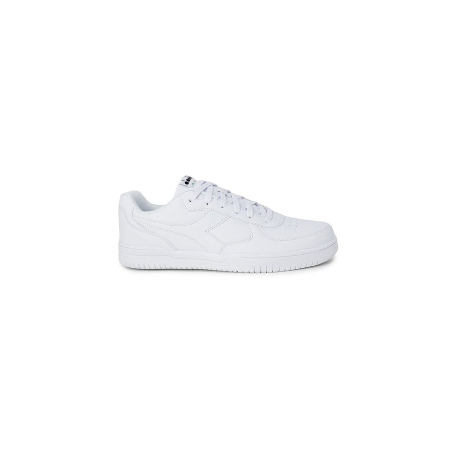 White Artificial Leather Low Top Sneakers