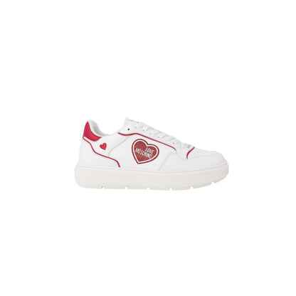 Red Polyethylene Low Top Sneakers