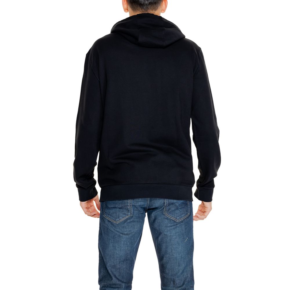 Black Cotton Hoodie