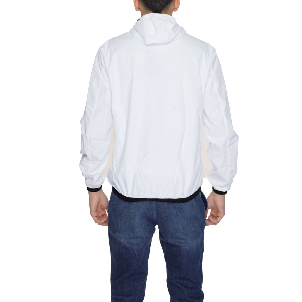 White Polyester Shell Jacket