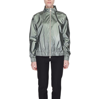 Green Polyester Shell Jacket