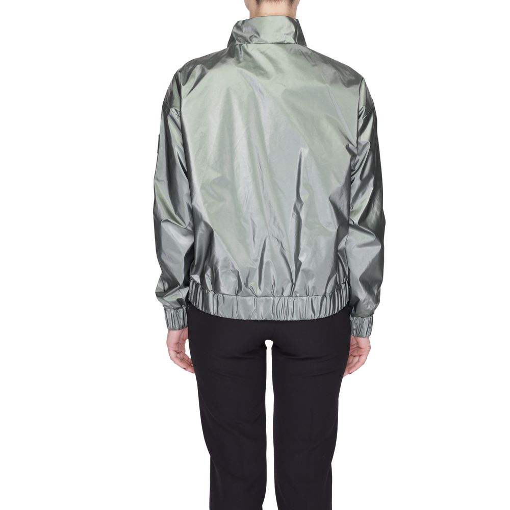 Green Polyester Shell Jacket