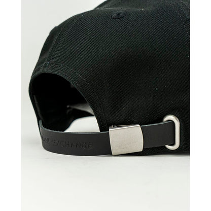 Black Cotton Cap (Baseball Hat)