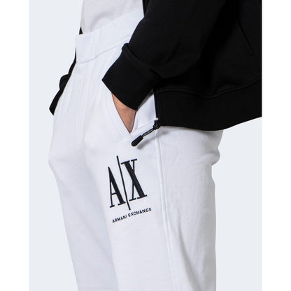 White Cotton Joggers Workout Pant
