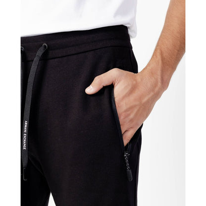 Black Cotton Joggers (Workout Pants)