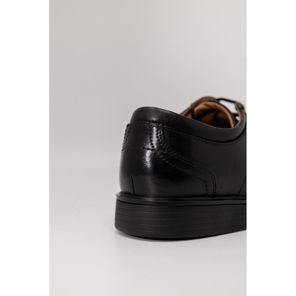 Black Leather Oxfords And Derby