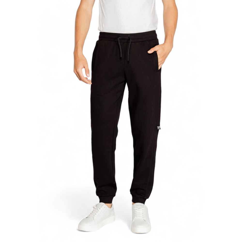 Black Cotton Joggers Workout Pant