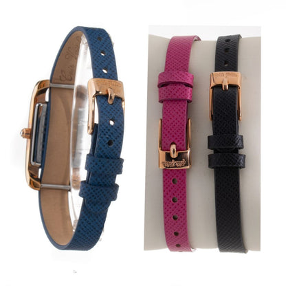 Multicolor Leather Bracelet Watch