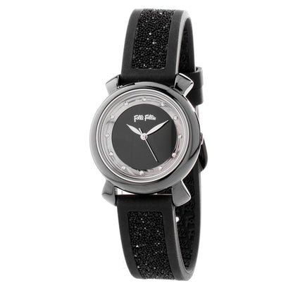 Black Plastic Dress Watch