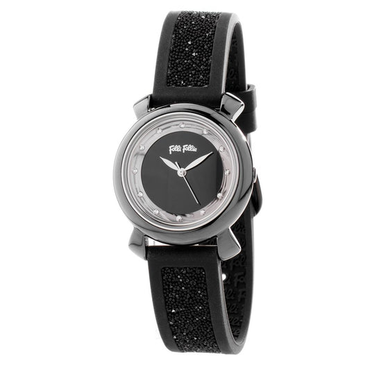 Black Plastic Dress Watch