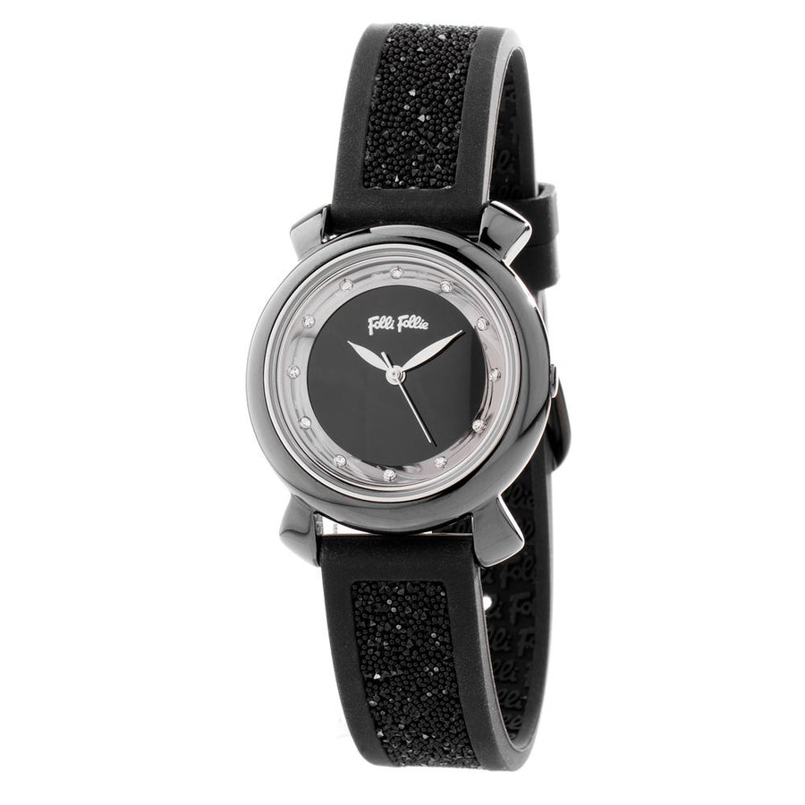 Black Plastic Dress Watch