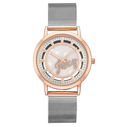 Silver Stainless Steel Dress Watch