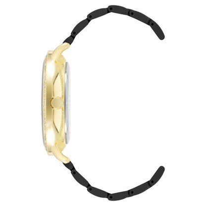 Black Metal Dress Watch