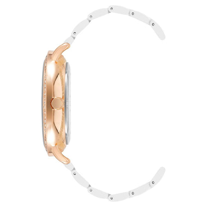 White Metal Dress Watch