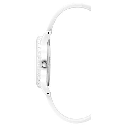 White Synthetic Bracelet Watch