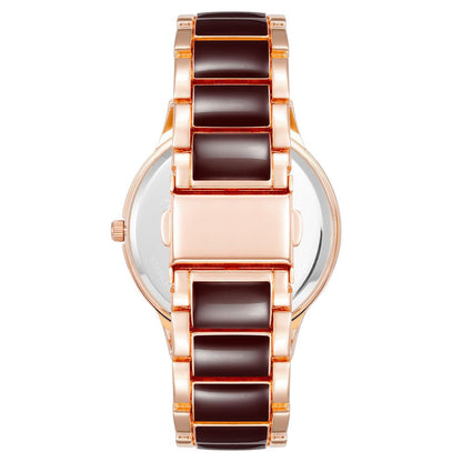 Multicolor Metal Dress Watch