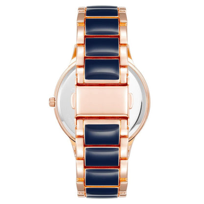 Multicolor Metal Dress Watch