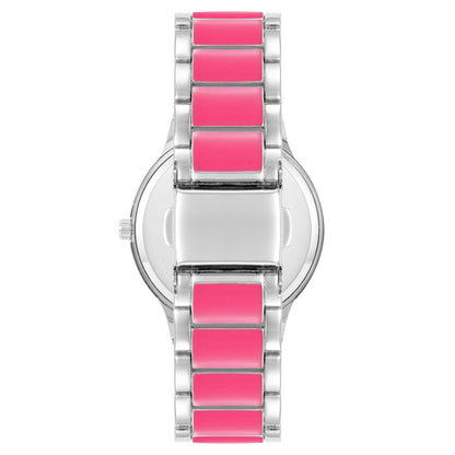 Multicolor Metal Dress Watch