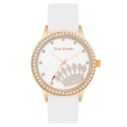 White Synthetic Dress Watch