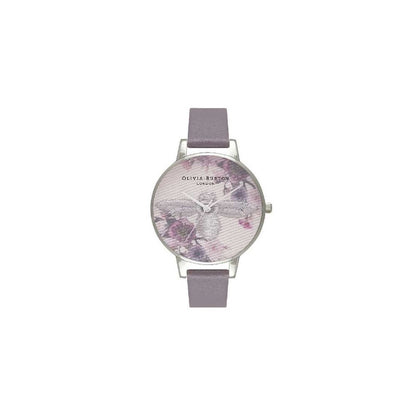 Gray Artificial Leather Dress Watch