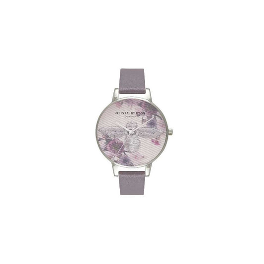 Gray Artificial Leather Dress Watch
