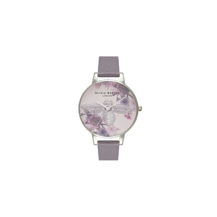 Gray Artificial Leather Dress Watch