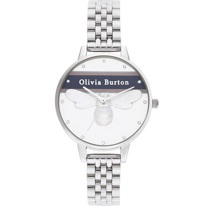 Silver Stainless Steel Dress Watch